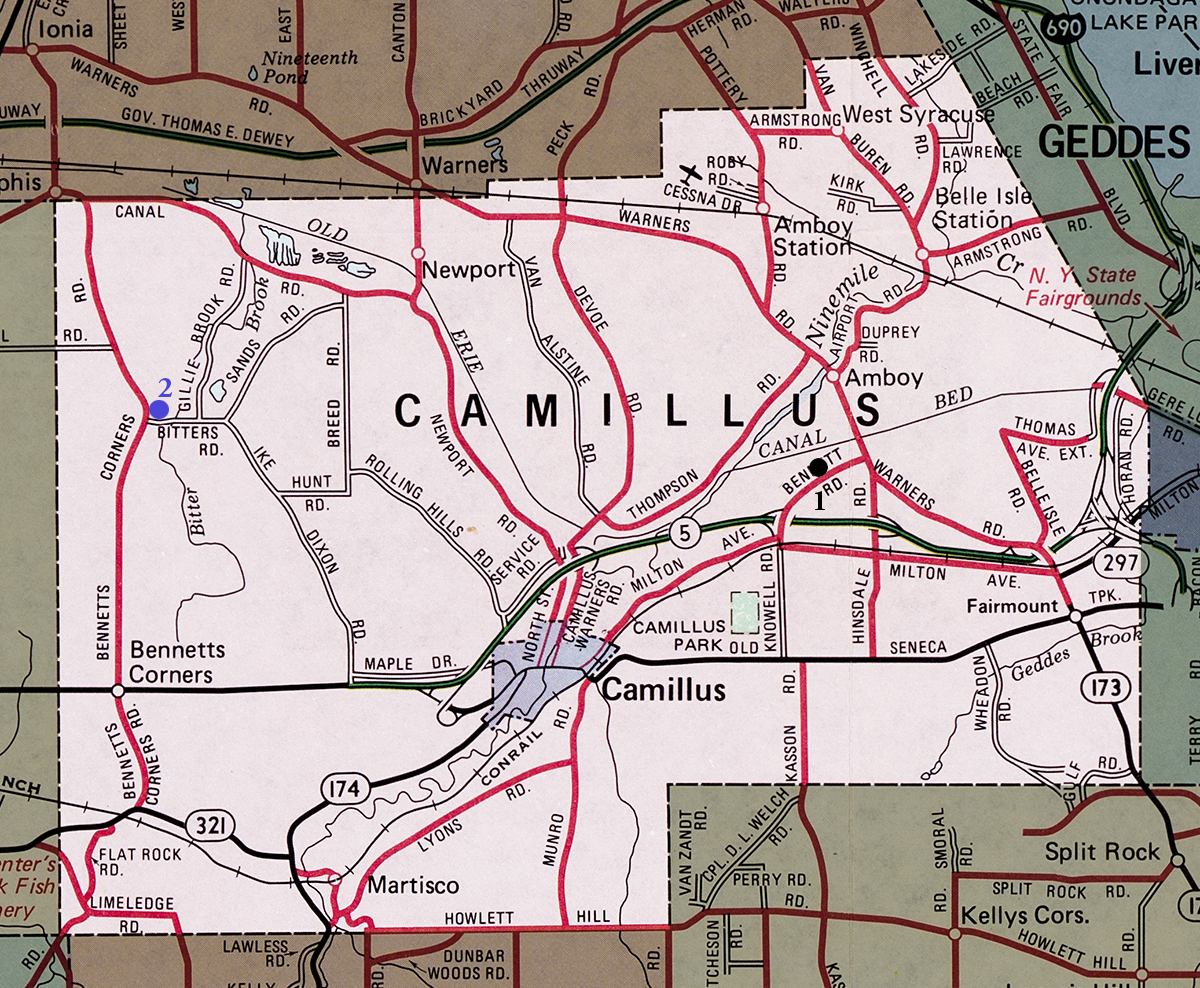 Town of Camillus Map